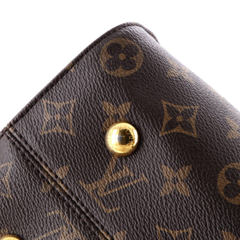 Tuileries Handbag Canvas With Leather