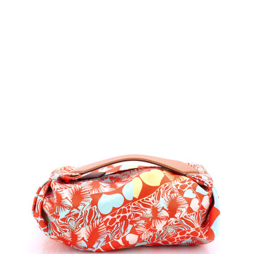 Balusoie Bag Printed Silk And Leather