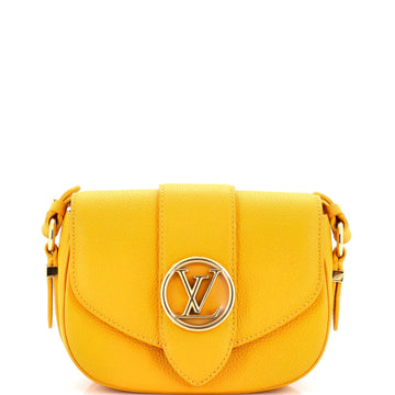 Lv Pont 9 Soft Bag Leather Pm