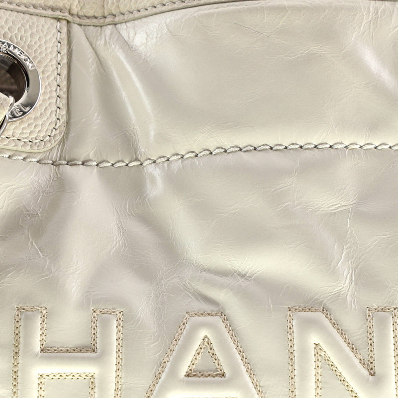 Deauville Tote Glazed Calfskin Small