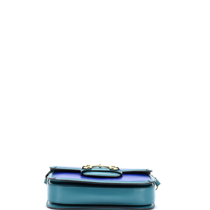 Horsebit Shoulder Bag Leather Small