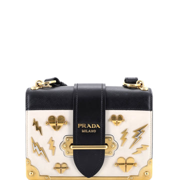 Cahier Crossbody Bag Embellished Leather