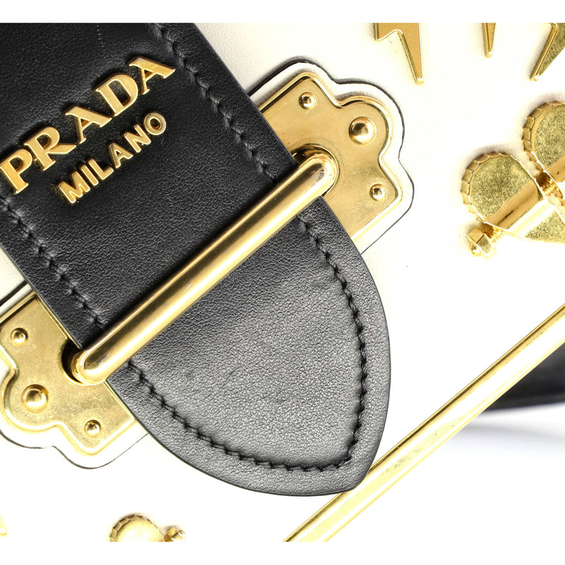 Cahier Crossbody Bag Embellished Leather