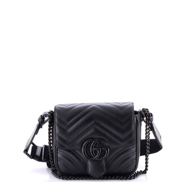 Gg Marmont Convertible Flap Shoulder Bag