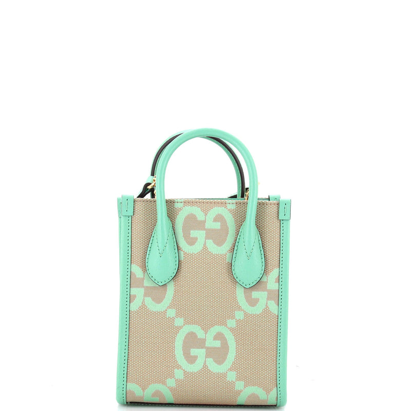 Vertical Tote Jumbo Gg Canvas Mini