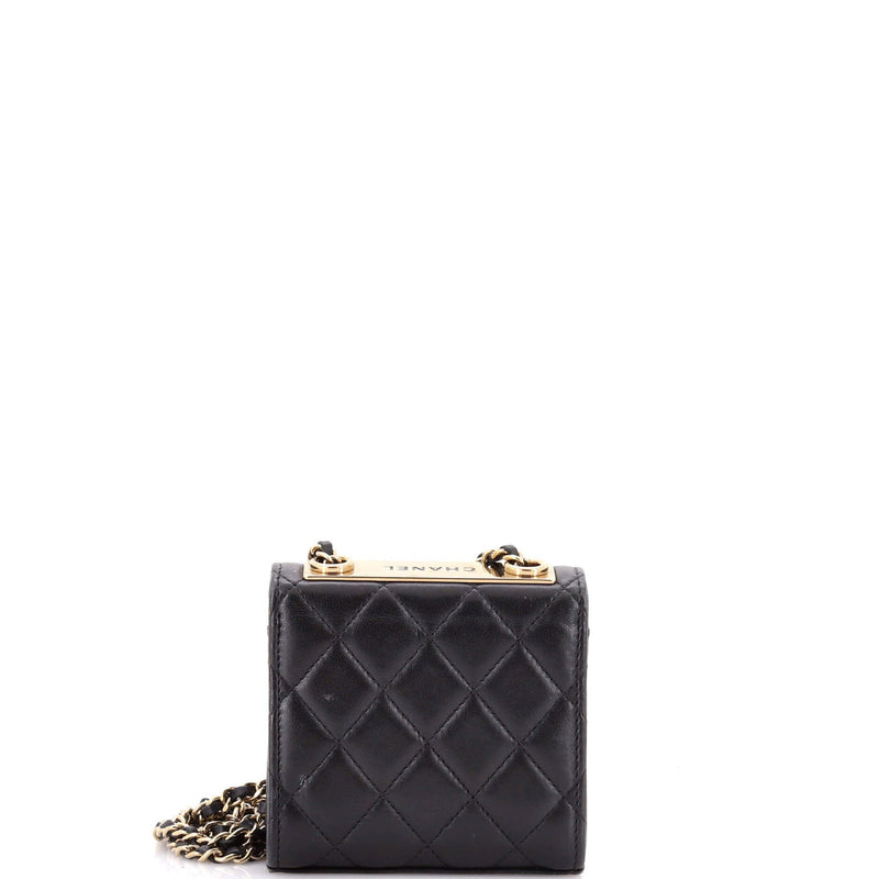 Trendy Cc Clutch With Chain Quilted