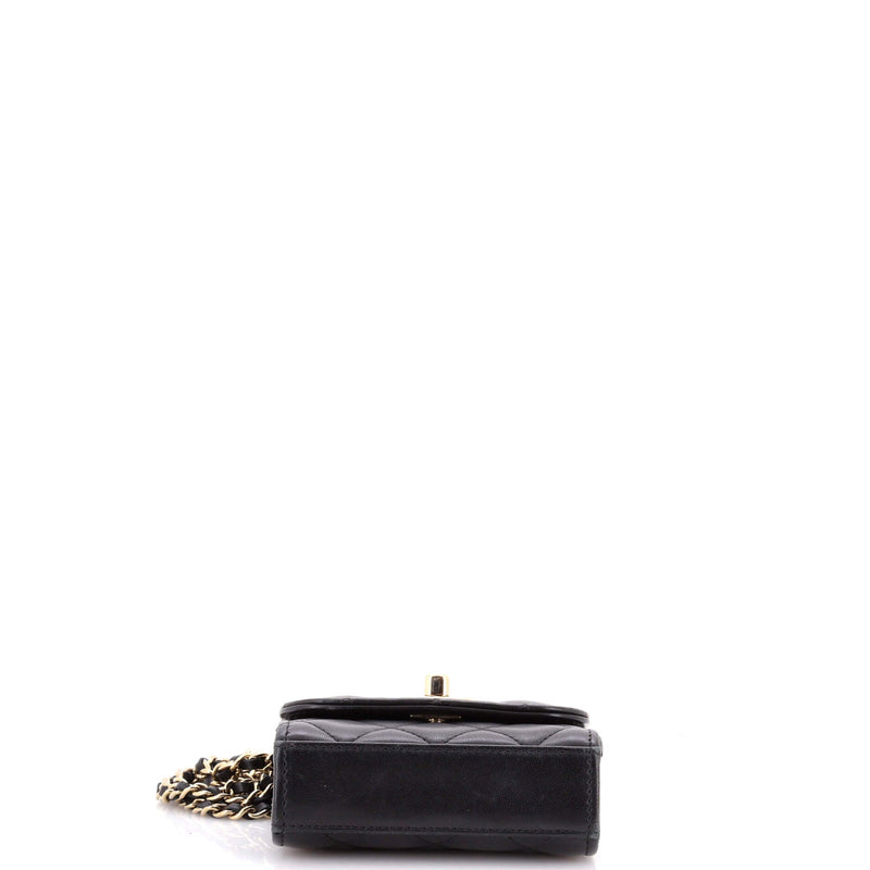 Trendy Cc Clutch With Chain Quilted