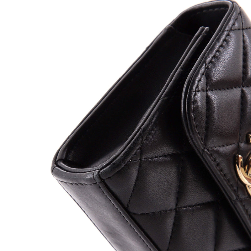 Trendy Cc Clutch With Chain Quilted