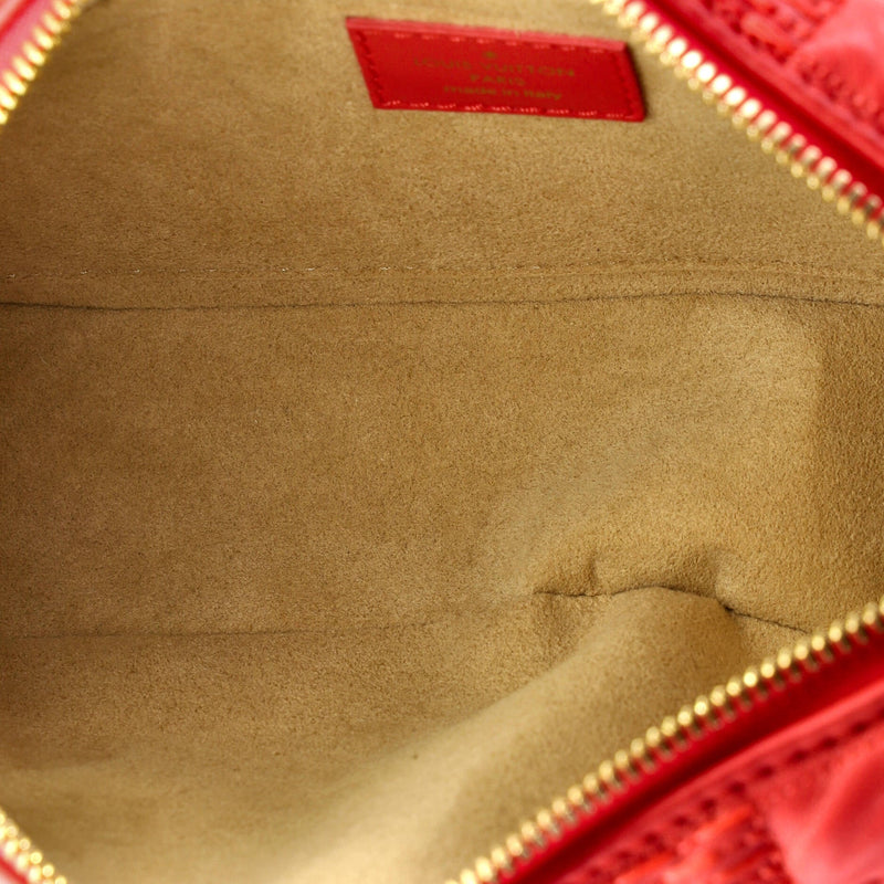 Troca Handbag Damier Quilted Lambskin Pm