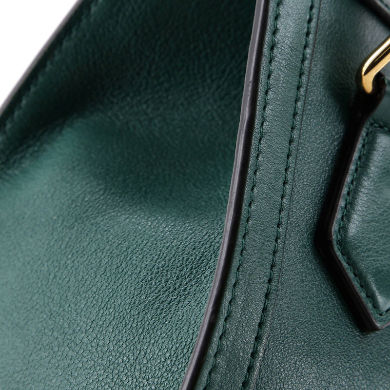 Diana Nm Bamboo Handle Tote Leather Mini