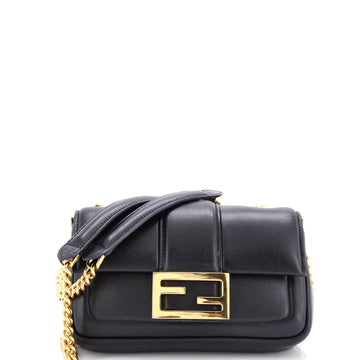 Chain Baguette Bag Leather Mini