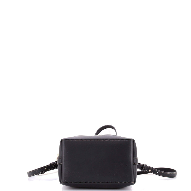 Emblem Bucket Bag Leather Small
