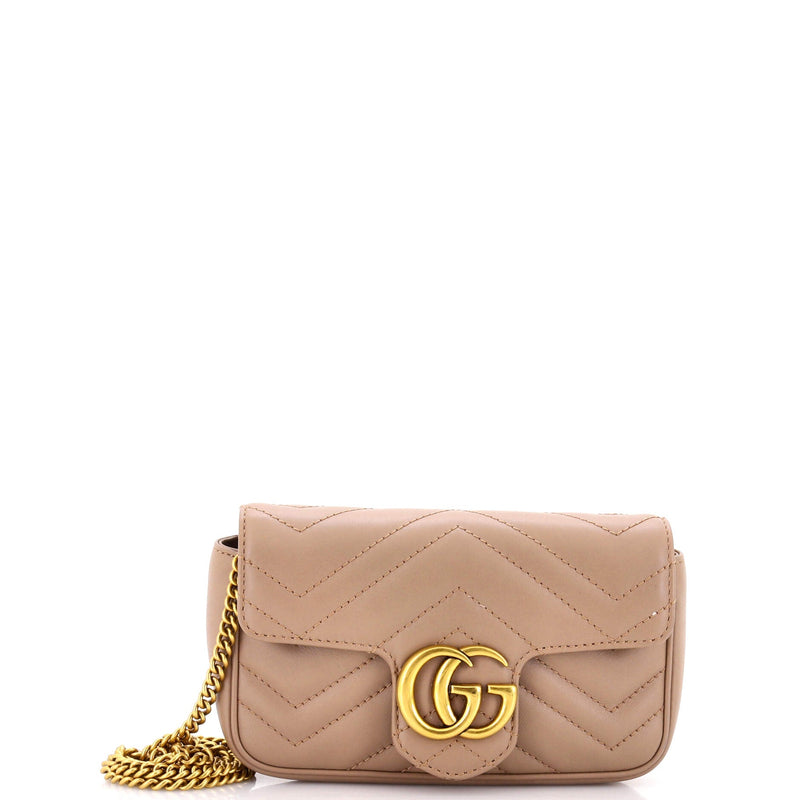 Gg Marmont Flap Bag Matelasse Leather