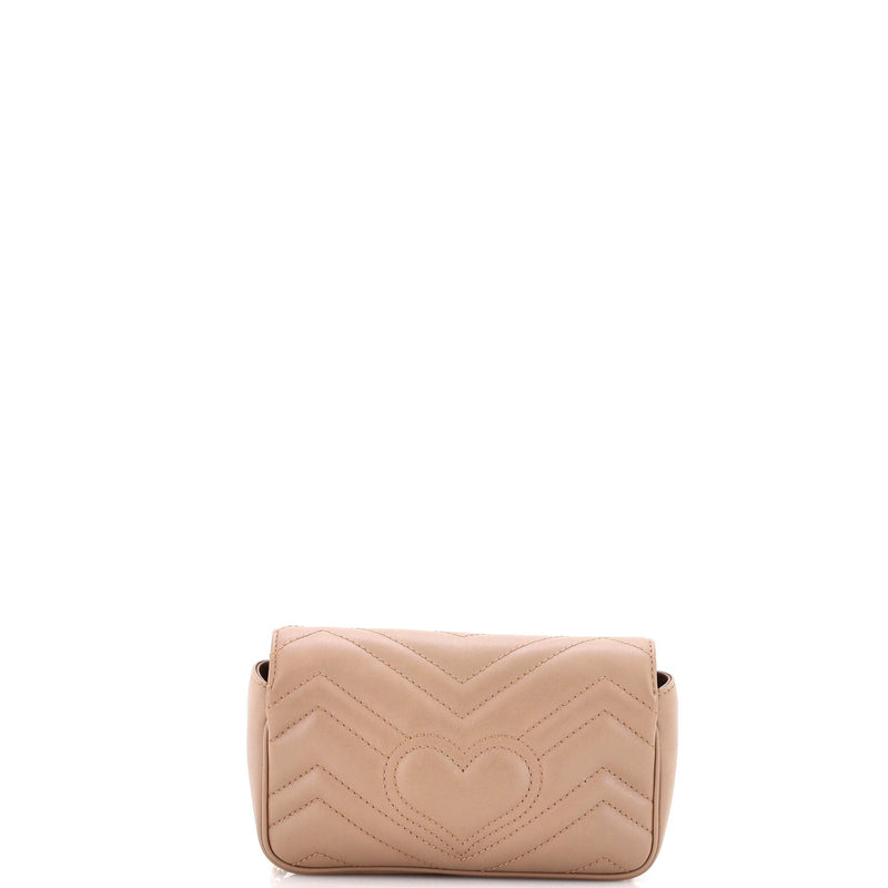 Gg Marmont Flap Bag Matelasse Leather