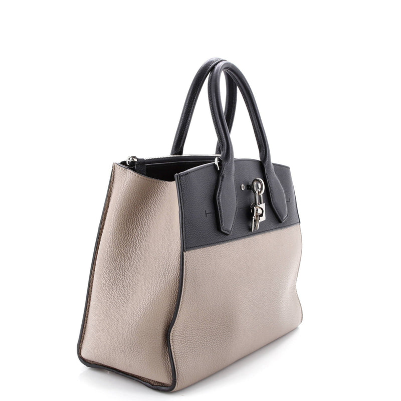 City Steamer Handbag Leather Mm