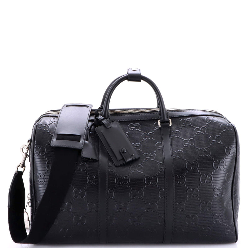 Convertible Duffle Bag Gg Embossed