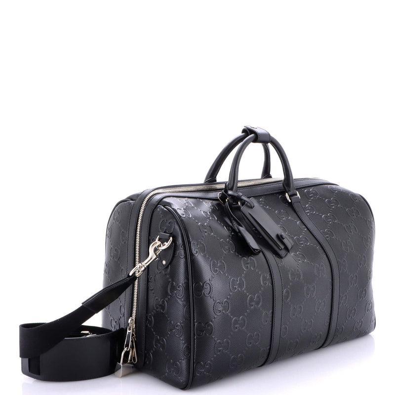 Convertible Duffle Bag Gg Embossed