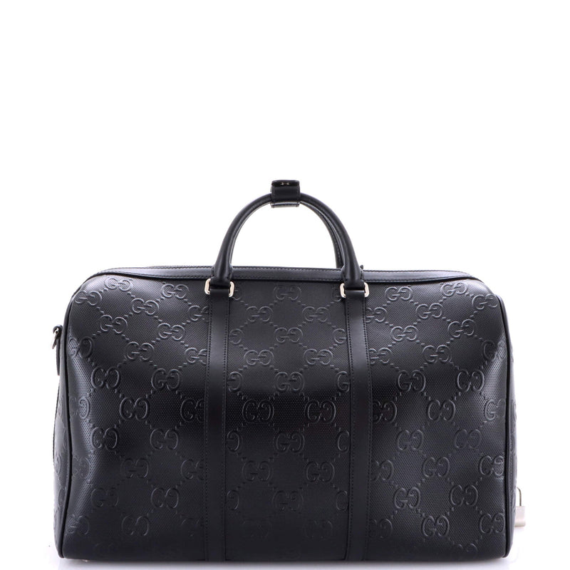 Convertible Duffle Bag Gg Embossed