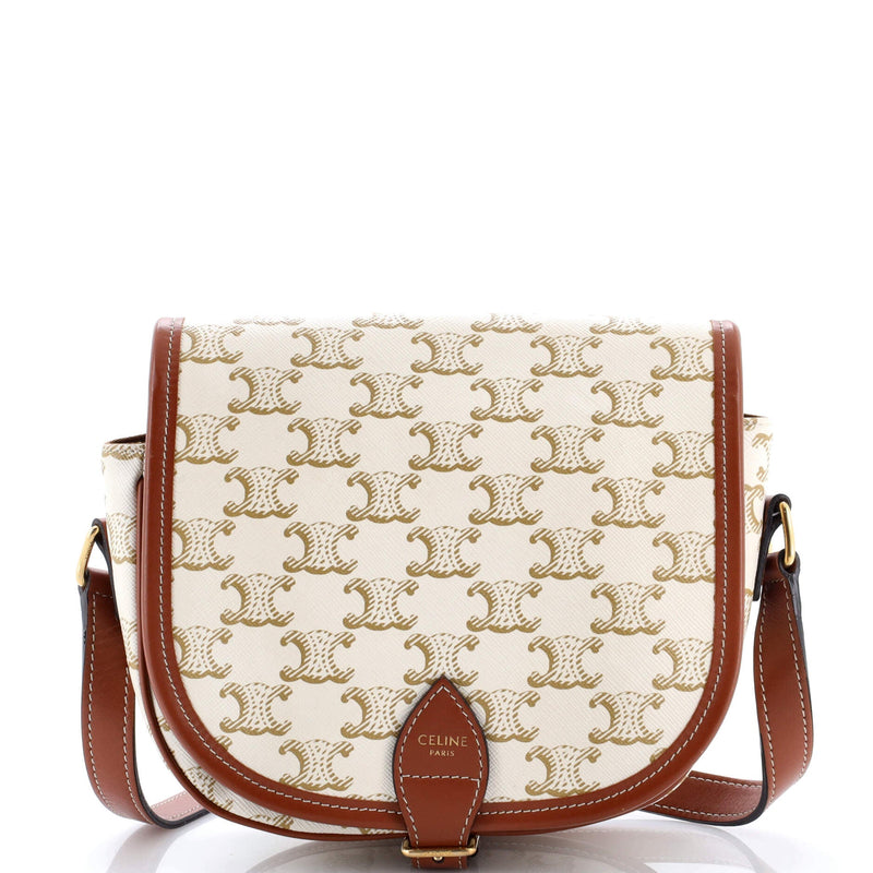 Folco Bag Triomphe Coated Canvas Medium