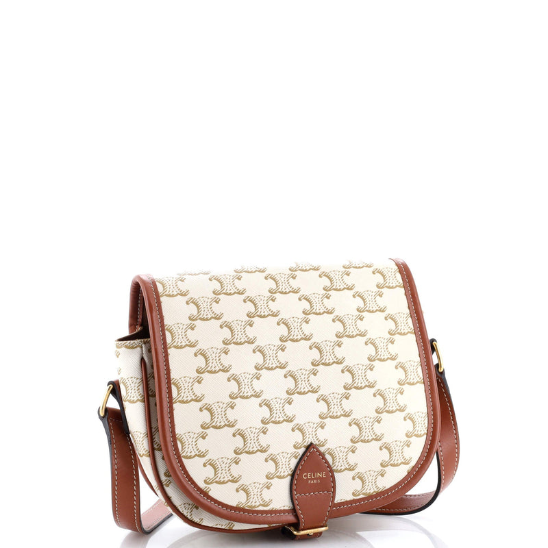 Folco Bag Triomphe Coated Canvas Medium