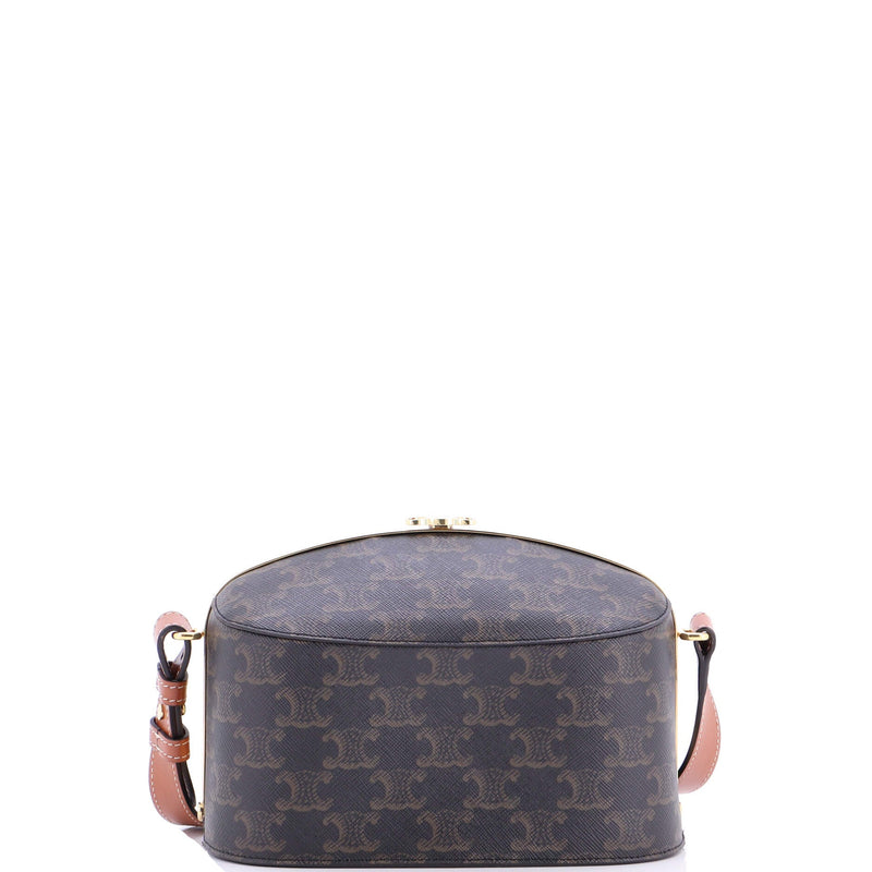 Lunch Box Bag Triomphe Coated Canvas