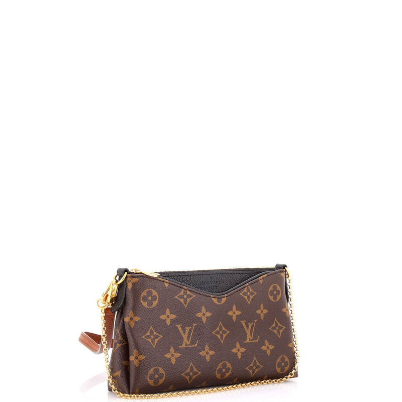 Pallas Clutch Canvas With Leather