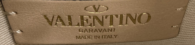 Roman Stud Bucket Bag Raffia And Leather