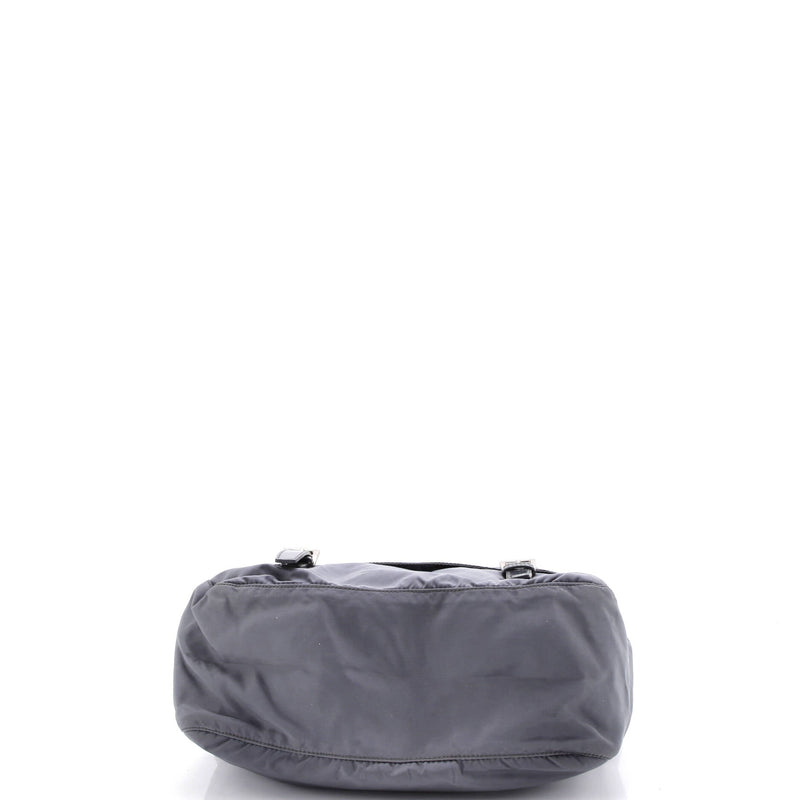 Double Buckle Flap Messenger Bag Tessuto