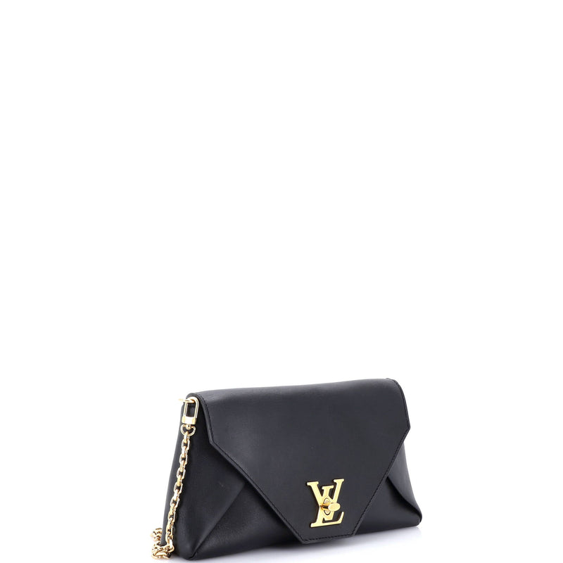 Love Note Chain Clutch Leather