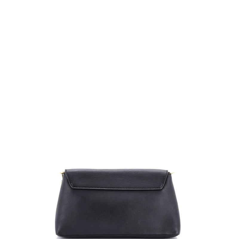 Love Note Chain Clutch Leather