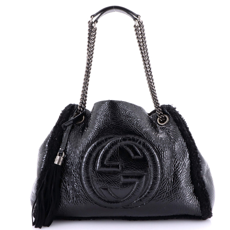 Soho Chain Strap Shoulder Bag Patent And