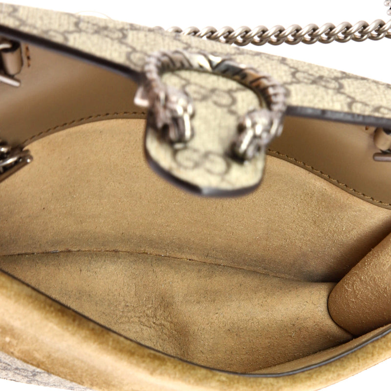 Dionysus Bag Gg Coated Canvas Mini