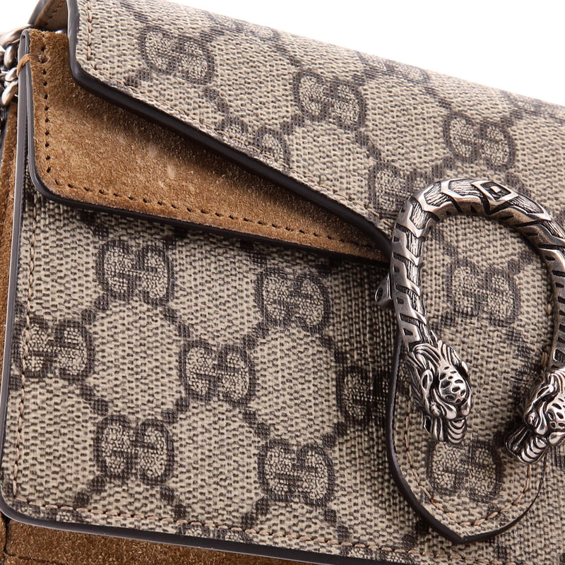 Dionysus Bag Gg Coated Canvas Mini