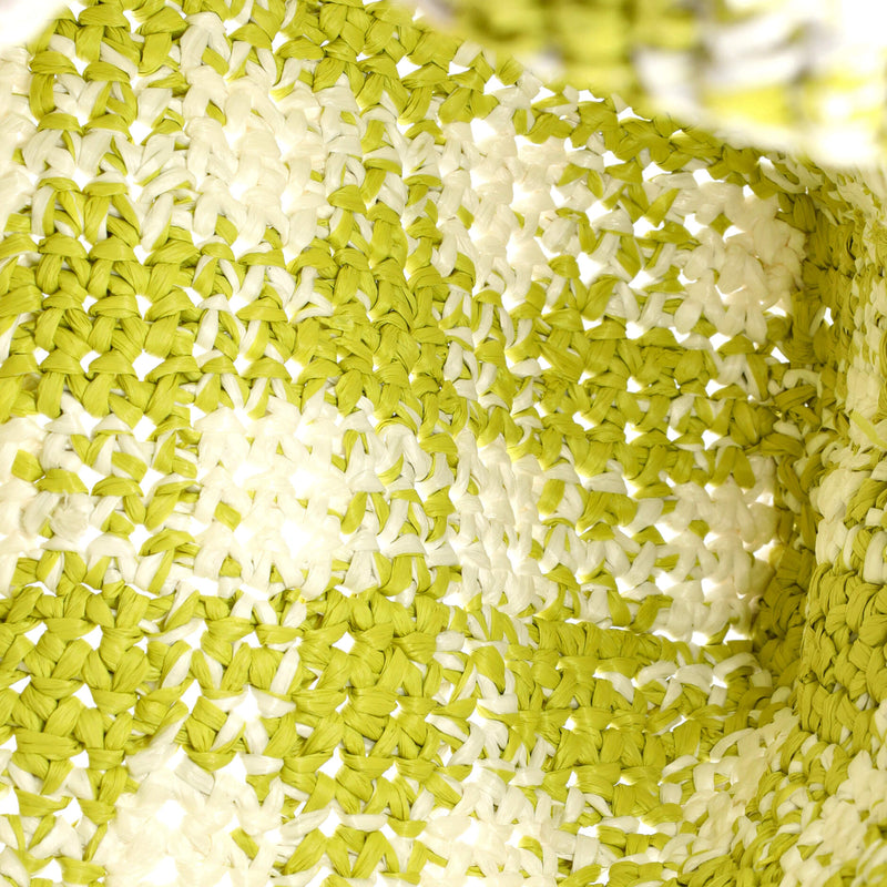 Logo Tote Raffia Small