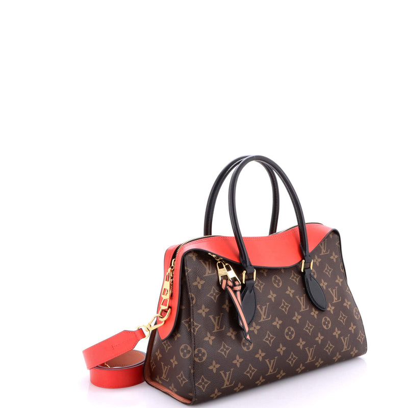 Tuileries Handbag Canvas With Leather