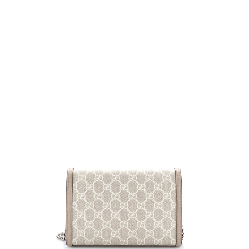 Dionysus Chain Wallet Gg Coated Canvas