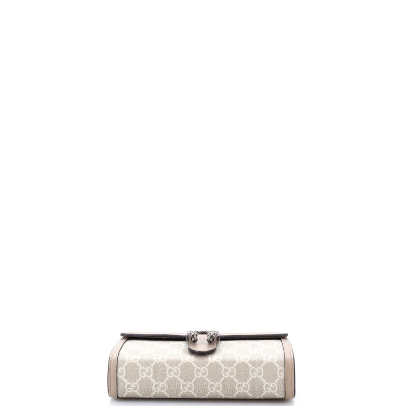 Dionysus Chain Wallet Gg Coated Canvas