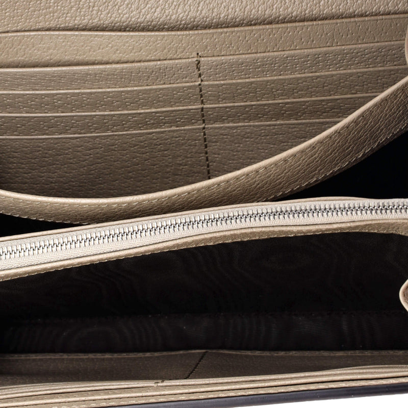 Dionysus Chain Wallet Gg Coated Canvas