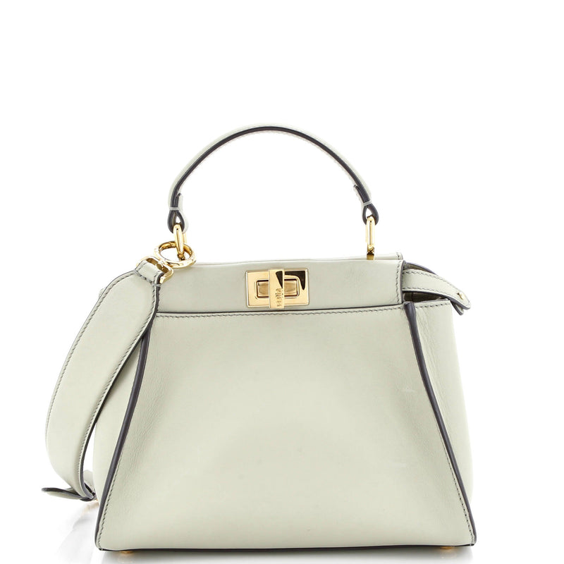 Peekaboo Iconic Bag Leather With Zucca