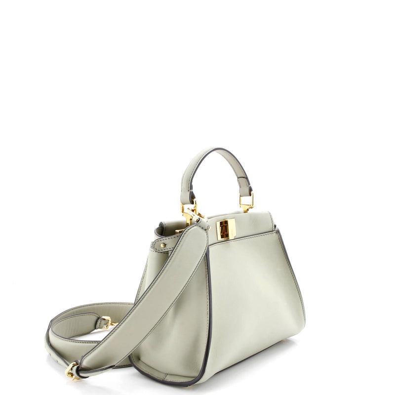 Peekaboo Iconic Bag Leather With Zucca