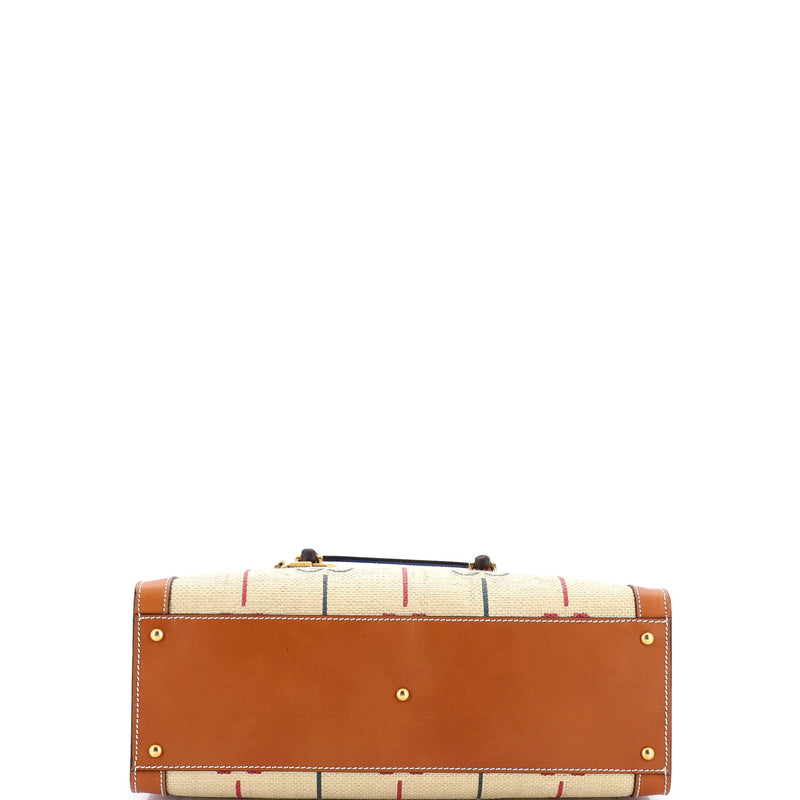 Diana Nm Bamboo Handle Tote Gg Raffia