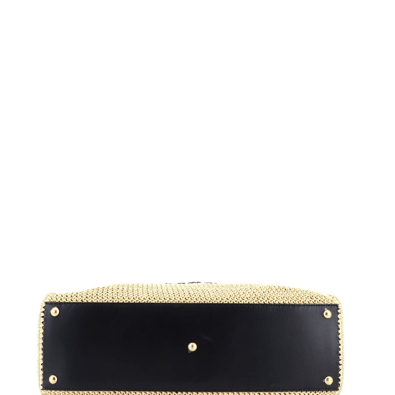 Peekaboo X-Tote Raffia Medium