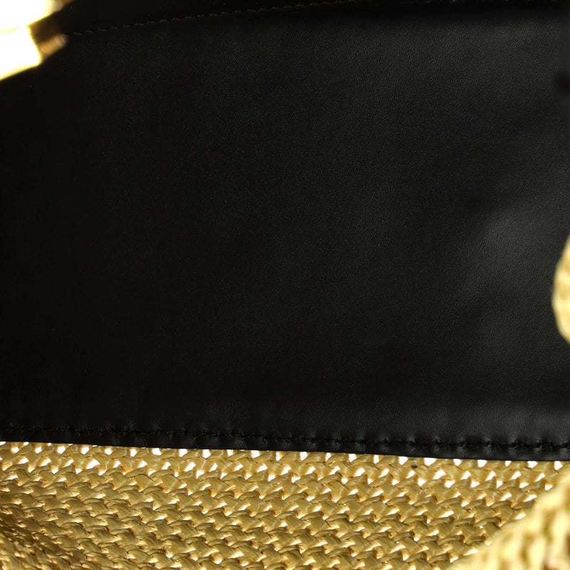 Peekaboo X-Tote Raffia Medium