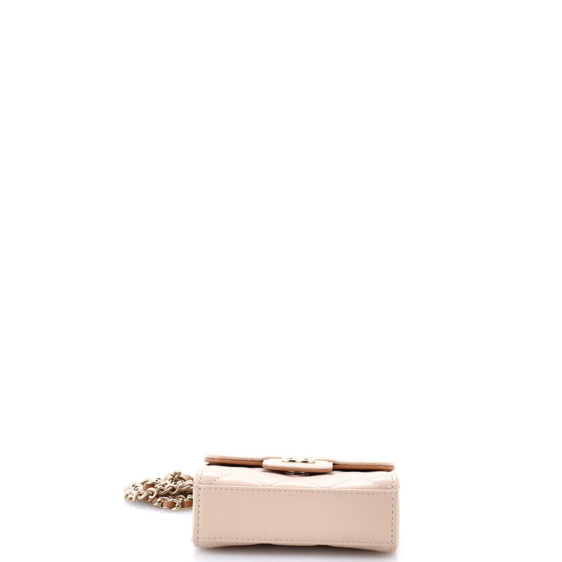 Square Classic Flap Top Handle Clutch