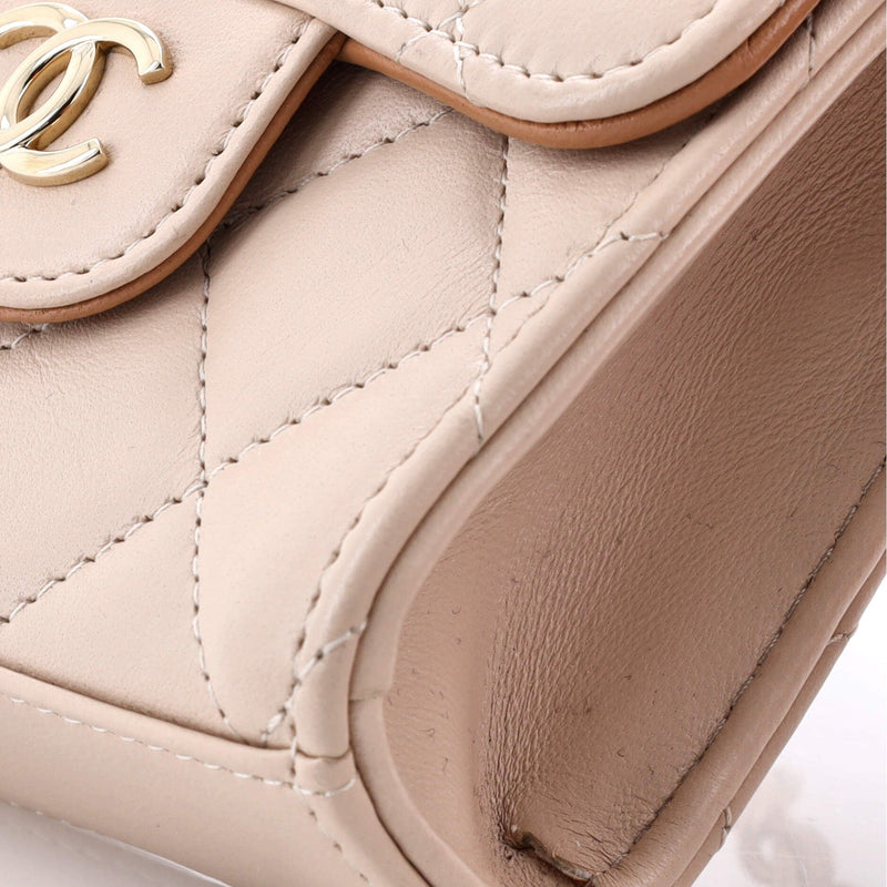 Square Classic Flap Top Handle Clutch