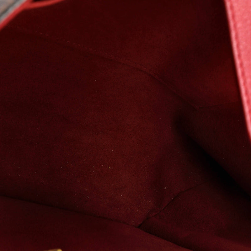 Lv Riverside Handbag Damier With Leather