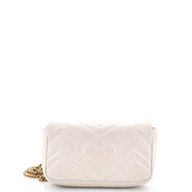 Gg Marmont Flap Bag Matelasse Leather