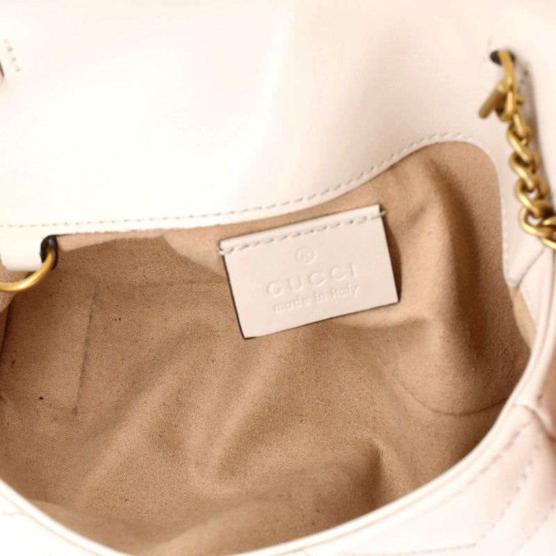 Gg Marmont Flap Bag Matelasse Leather