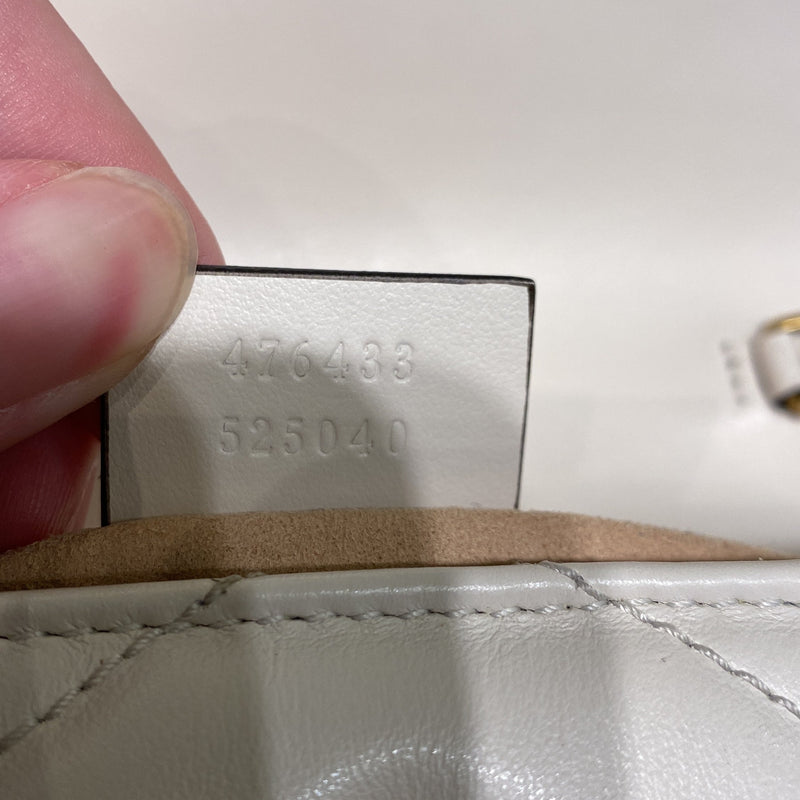 Gg Marmont Flap Bag Matelasse Leather