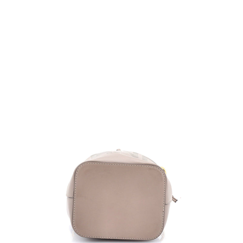 Logo Mon Tresor Bucket Bag Leather Mini